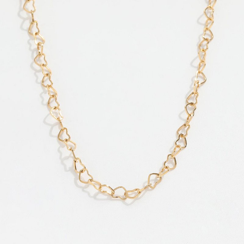 Bogufal - Linked Heart Necklace Choker