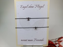 Braccialetti dell'amicizia Angeli custodi Set di 2