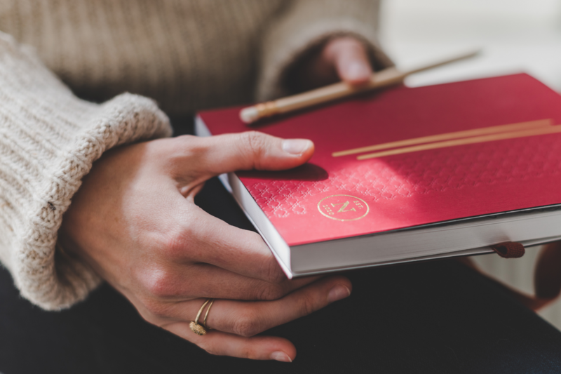 vegan bio-leather notebook - Luisa