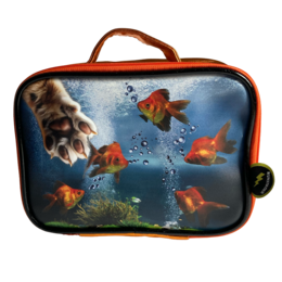 Toiletry bag Aquarium Oops the cat got a goldfish