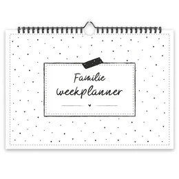 Fyllbooks Familienplaner A4 – Dateless – Schwarz und Weiß