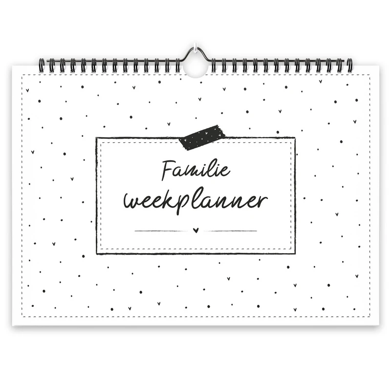 Fyllbooks Familienplaner A4 – Dateless – Schwarz und Weiß