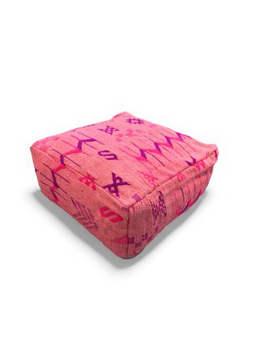 Vloerkussen - Colourful Line - Roze Editie I