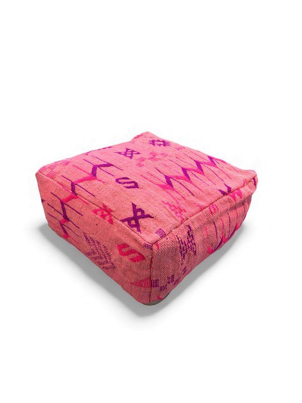 Vloerkussen - Colourful Line - Roze Editie I