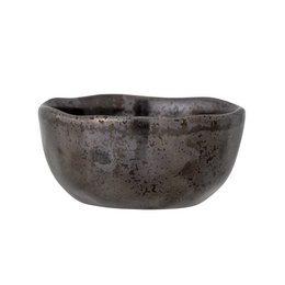 Linne skål, messing, stentøj