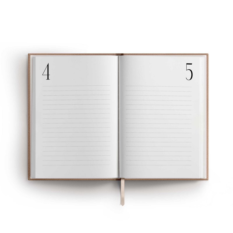 Notizbuch / Tagebuch 365, A5, Kaffee