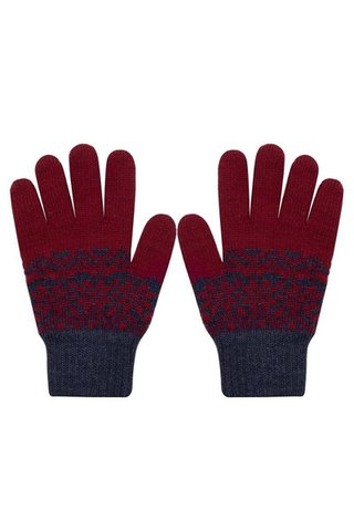 Handschoenen - 30% wol BALBINA - ROOD