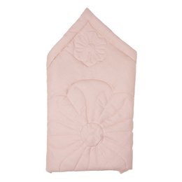 Cuerno de bebé flor de lino "Rosa empolvado"