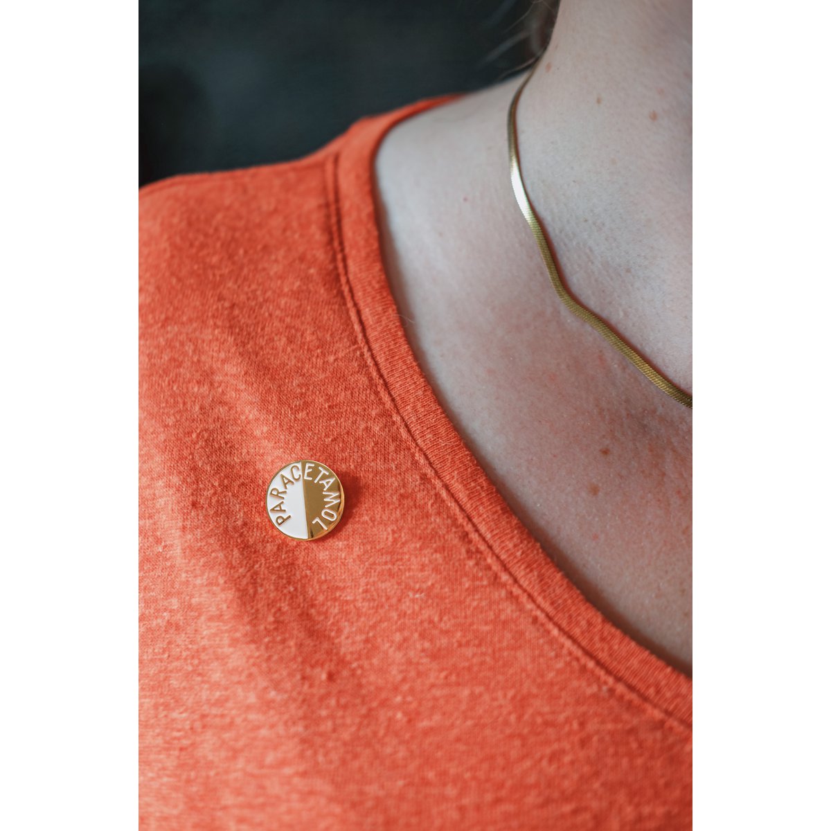 Paracetamol Pin-badge