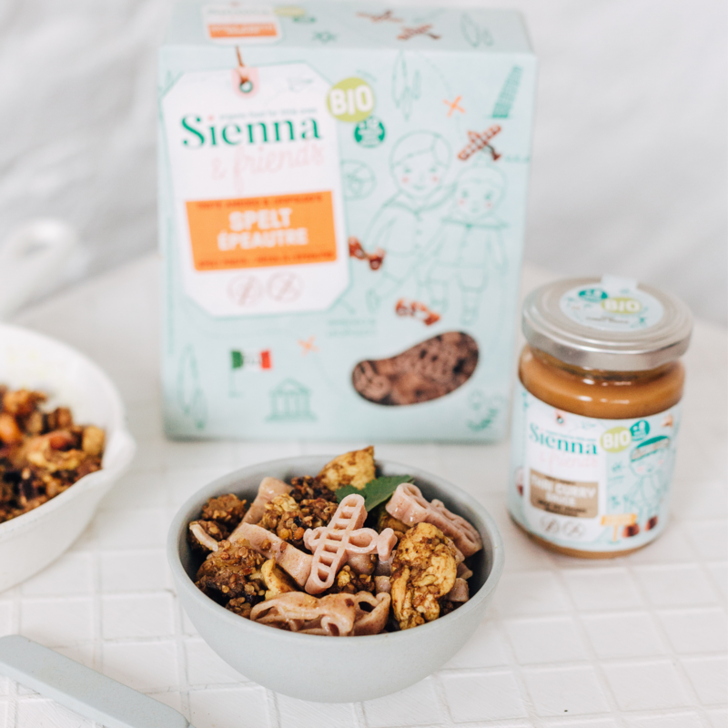 ØKOLOGISK PASTA - SPELLET PASTA - FRA 12 MÅNEDER - 250G