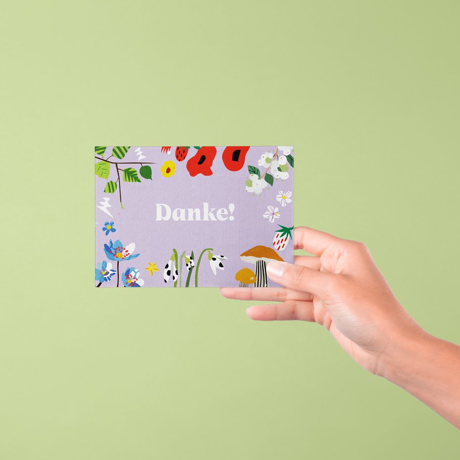 Thank you card - Danke