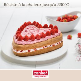 Molde de tarta corazón con bisagra 27 x 25 cm Zenker Special Creative