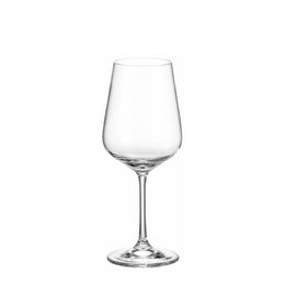  Clear, tall wine glass with a slender stem, suitable for serving 45 CL of wine.