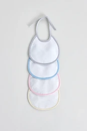 Pack of 6 Round Terry Bibs for Paint 0585M