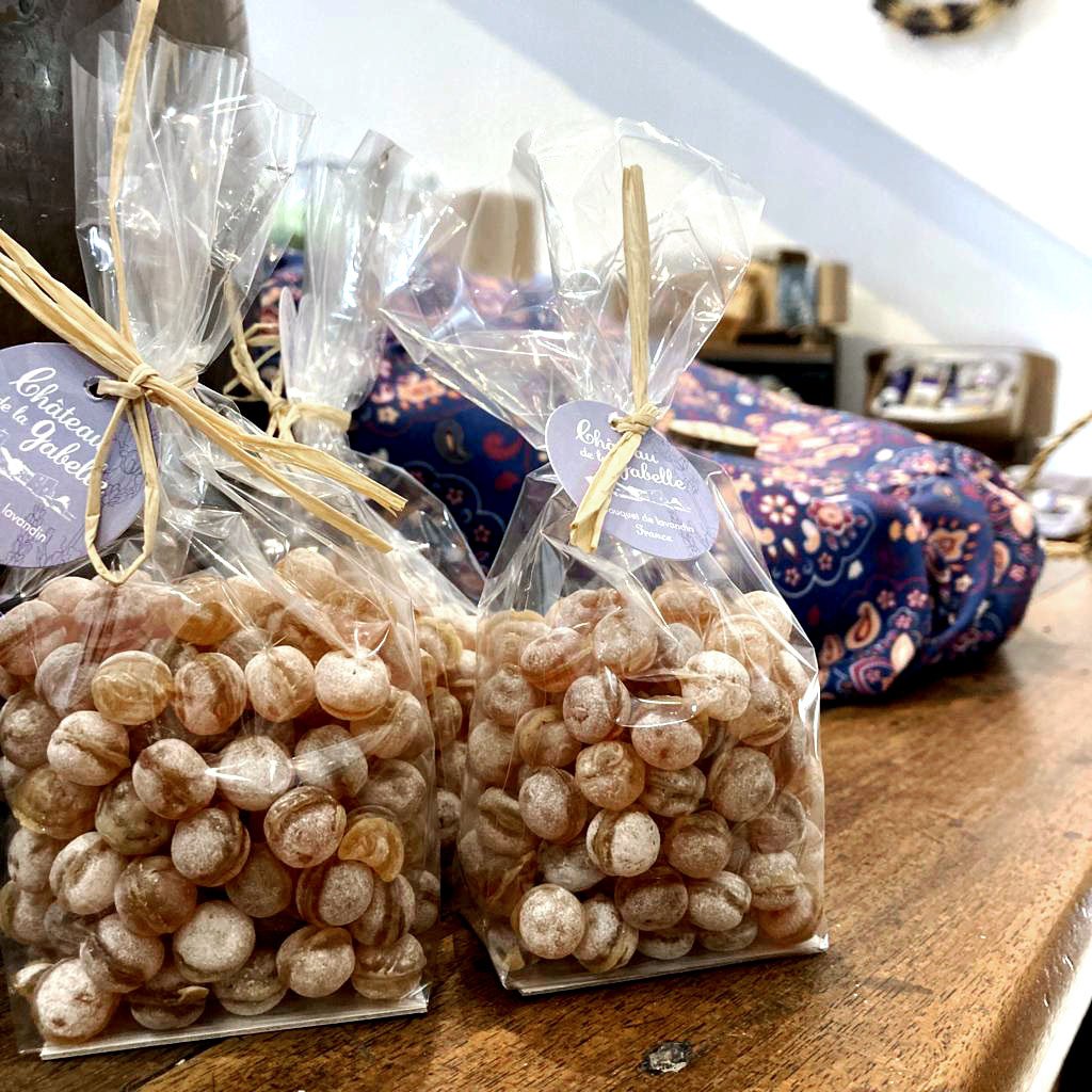 Biologische zoetigheden - Essentiële olie van honing en lavendel 150g