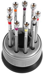 Schraubendreherset mit Ersatzklingen, 9 Stk.