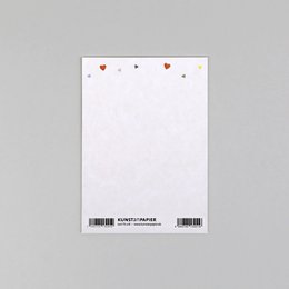 Postkarte Holzschliff Leni Herz