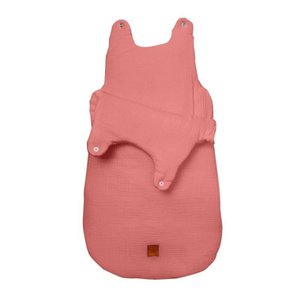 BIO-Musselin-NEWBORN-SCHLAFSACK TOG Lachs