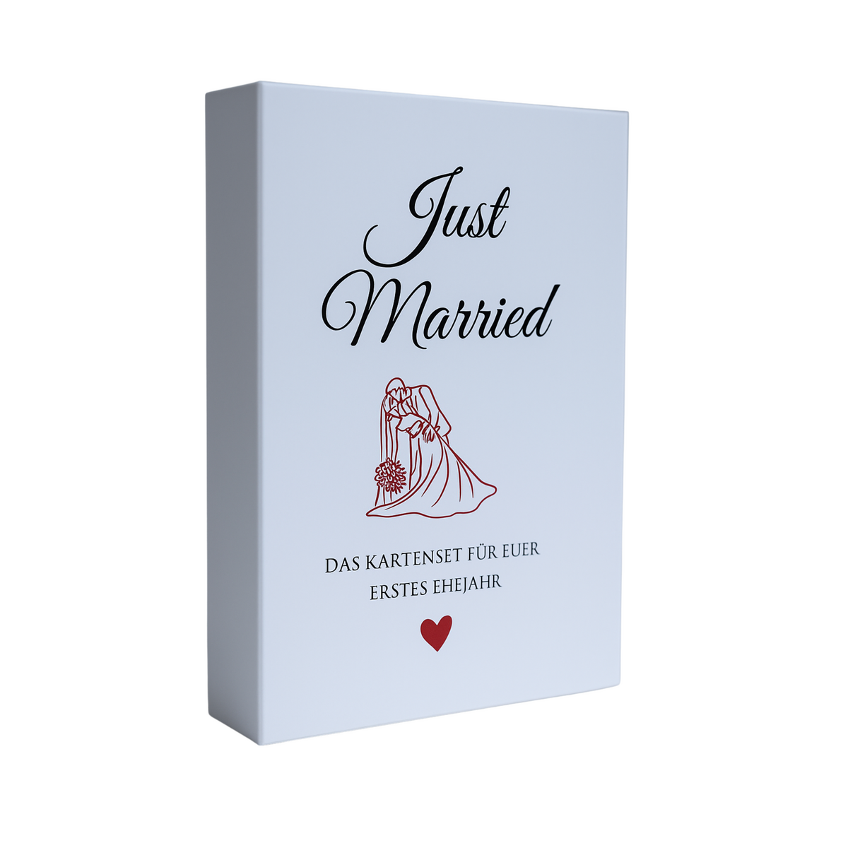 Just Married – card box for your first year of marriage