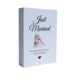 Just Married – scatola di biglietti per il tuo primo anno di matrimonio