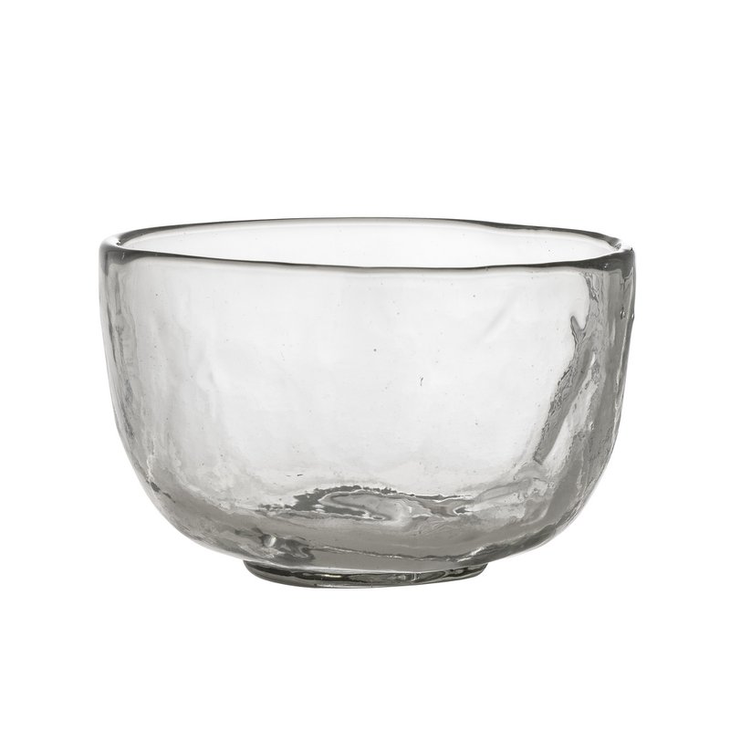 Cuenco Lenka, transparente, vidrio reciclado