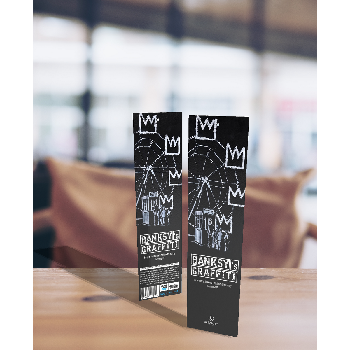 Banksy "Soft-Touch" Bookmark - Basquiat Ferris Wheel