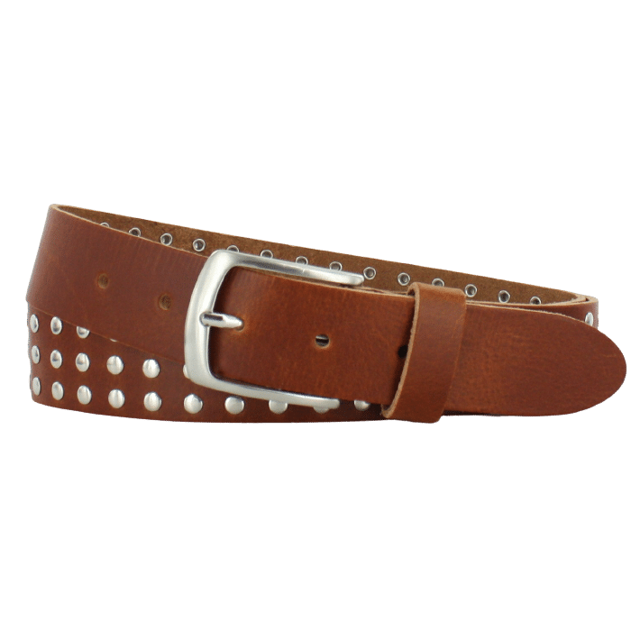 Leren Riem 4 cm | Met Studs
