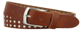 Leather Belt 4 cm | With Studs