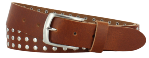 Leather Belt 4 cm | With Studs