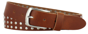 Leather Belt 4 cm | With Studs