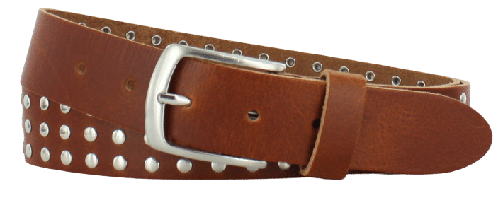 Leather Belt 4 cm | With Studs