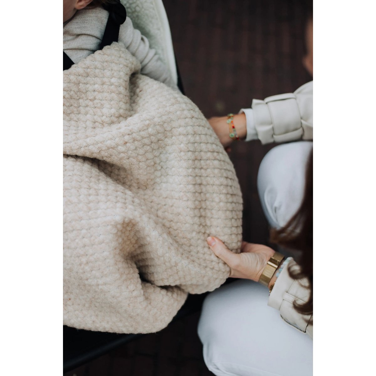 Baby blanket Bouclé - Merino wool
