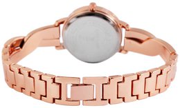 Excellanc women's watch with a metal bracelet, rose gold colors