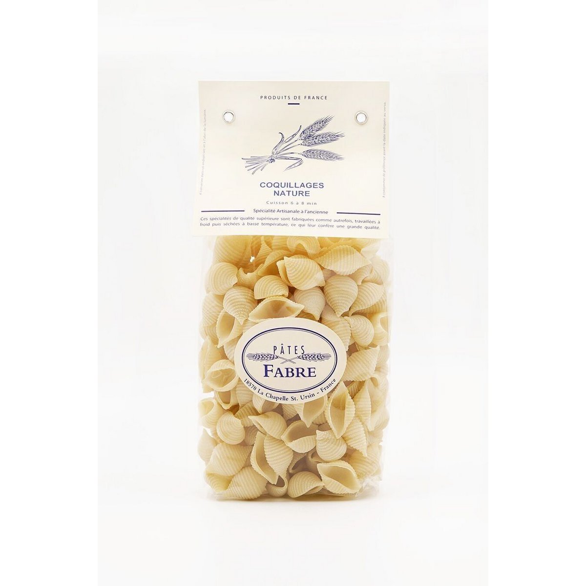 Pasta - Plain Shellfish