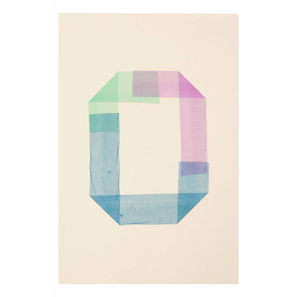 Plakat bogstav O print - Kreative noter