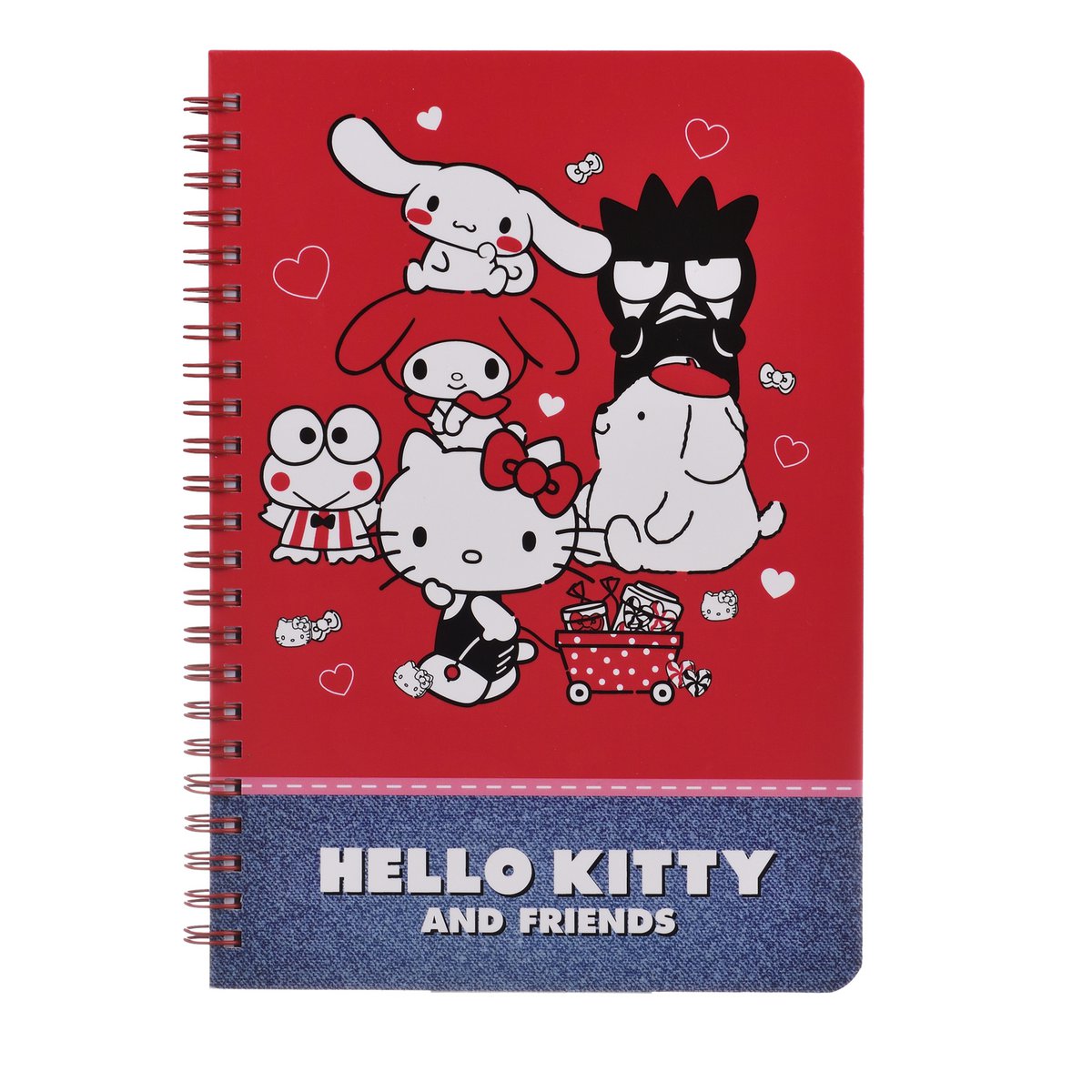 A5 Spiral Notebook Hello Kitty & Friends – 96 Sheets