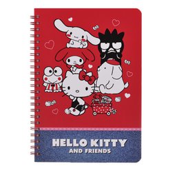 Carnet A5 à Spirale Hello Kitty & Friends – 96 Feuilles