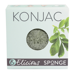 Sponge Konjac pour le visage du thé vert - anti-bactéries