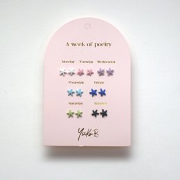 Offer of 20 poetic earrings cards