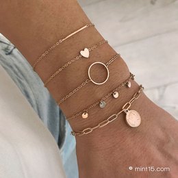 Lille mønter armbånd