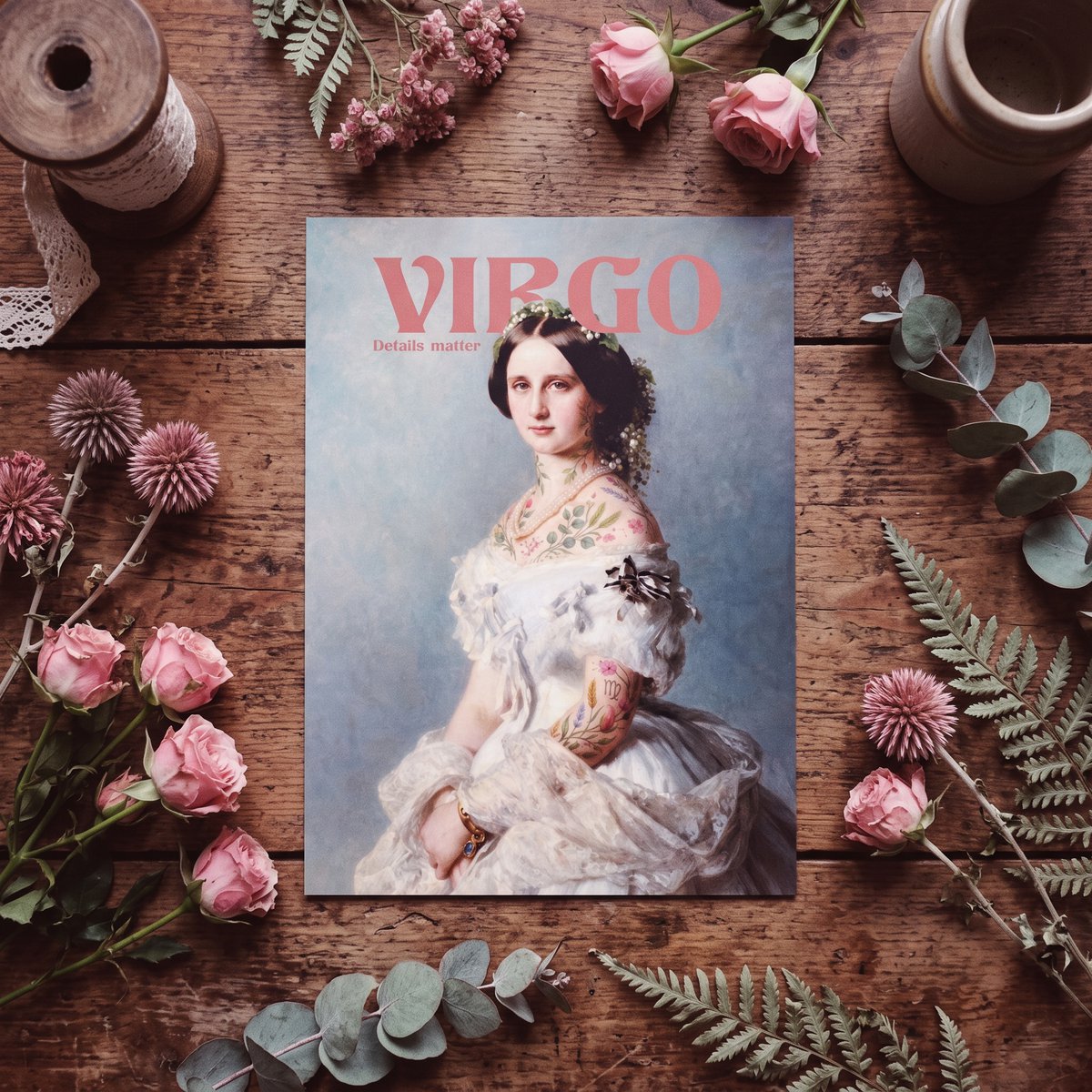Virgo - Postcard - Astro Queen Collection