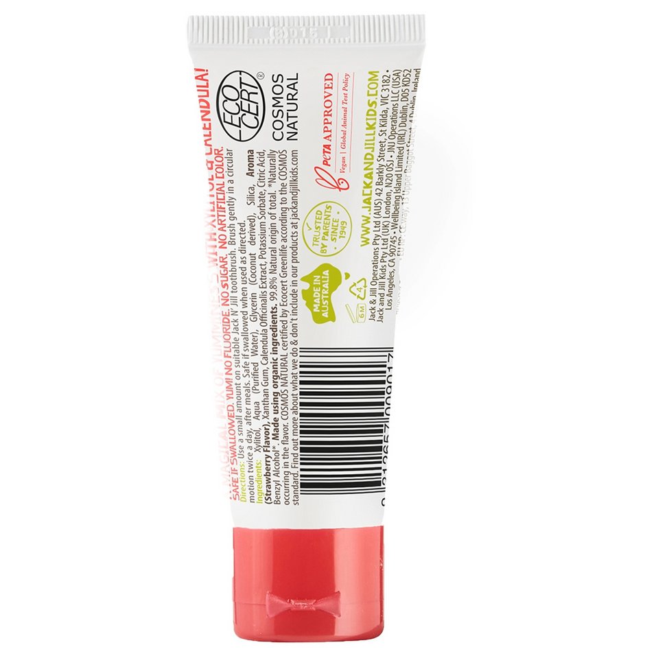 Jack N' Jill - Toothpaste - Strawberry