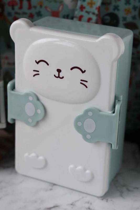 Airtight & BPA-free Lunchbox snack box - Cat Mint