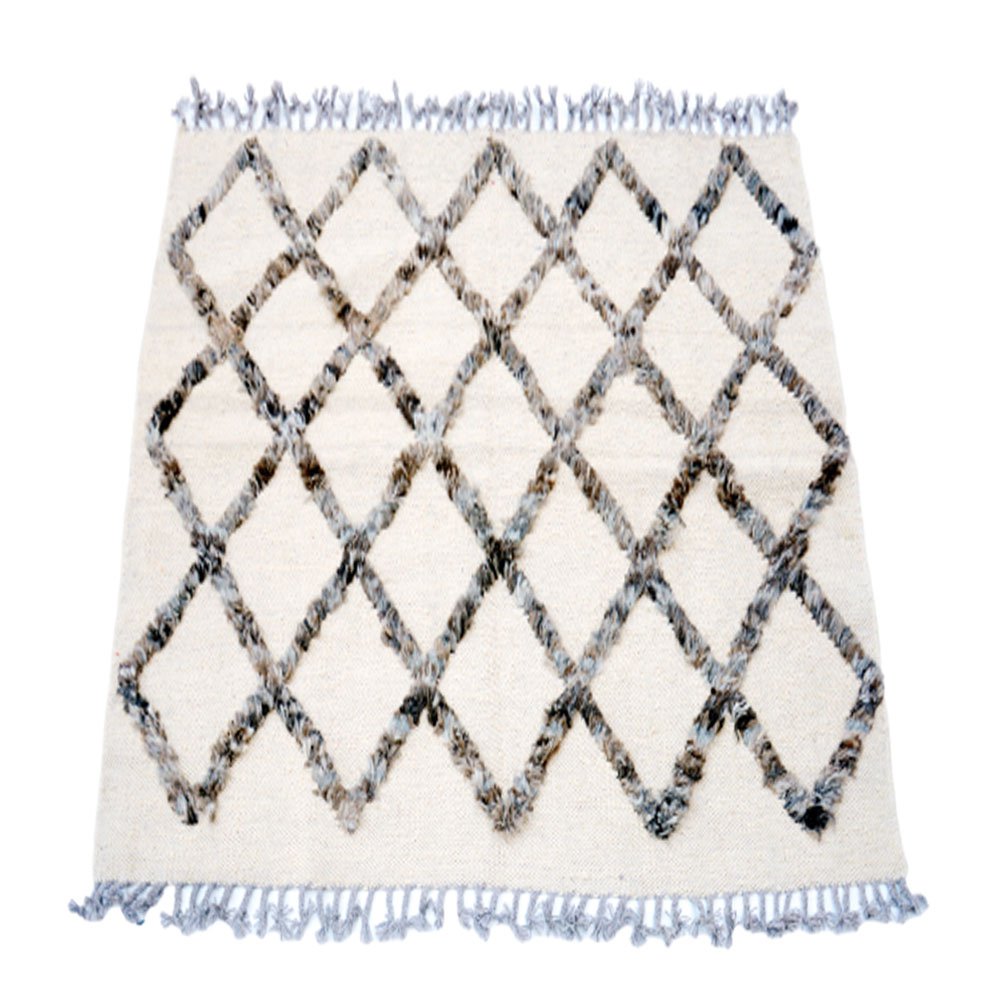 IKAT Sivas Tan Brown Kelim Teppich
