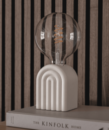 Regenbogen Tischlampe Weiß