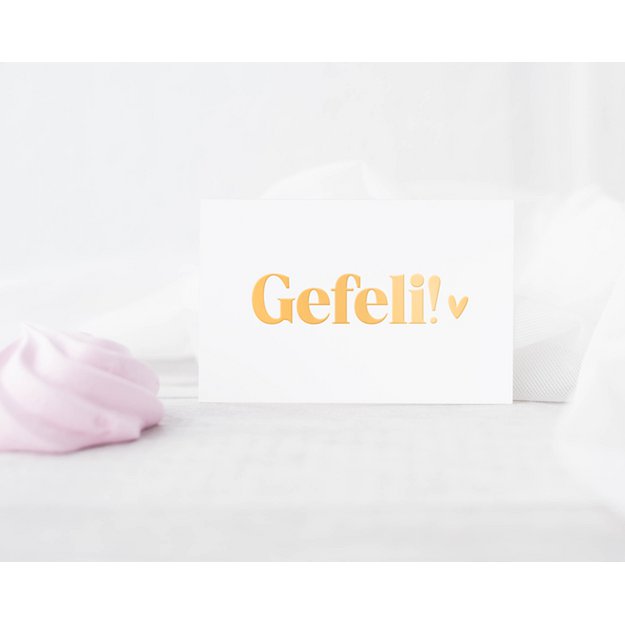 Mini Card | Gefeli | Gold film