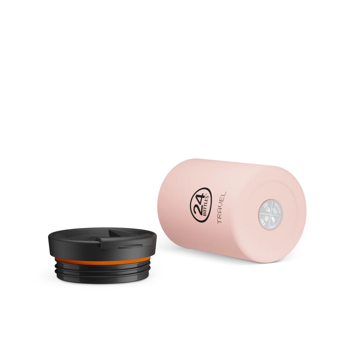24 flasker rejser tumbler støvet lyserød 350 ml