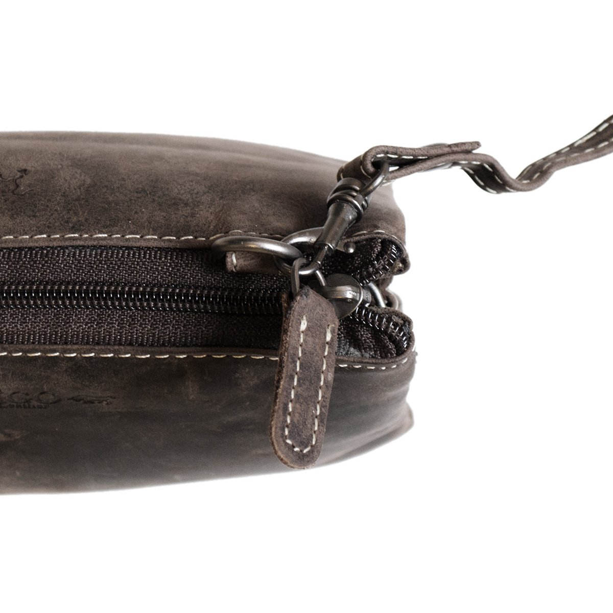 Skuldertaske I 3 farver Buffalo Læder - Festivaltaske - Lædertaske Lille - Crossbody taske til kvinder Læder - Str. L
