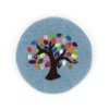 Topfuntersetzer TREE OF LIFE, Filz