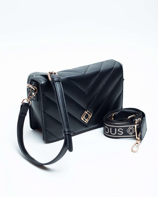Clutch Diva Corn Leather Black